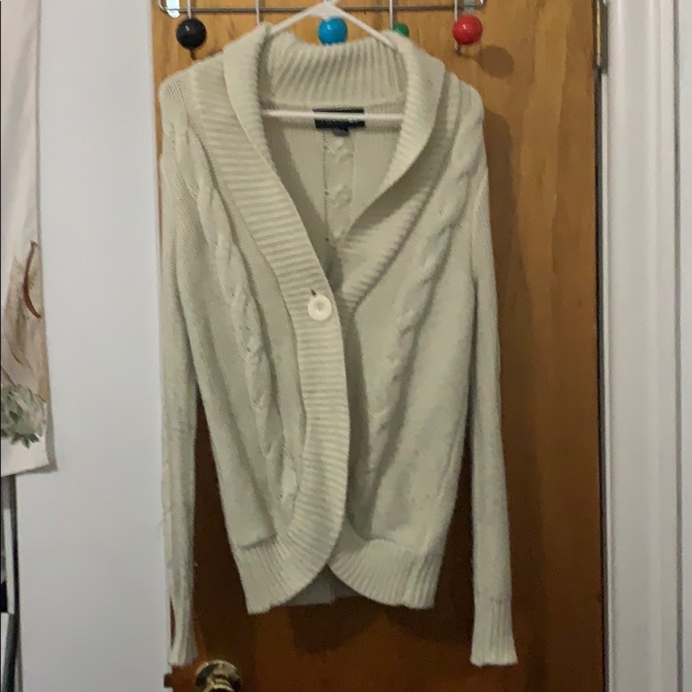 Cream cardigan